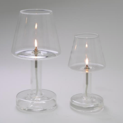 New in our collection of glass oil lamps
